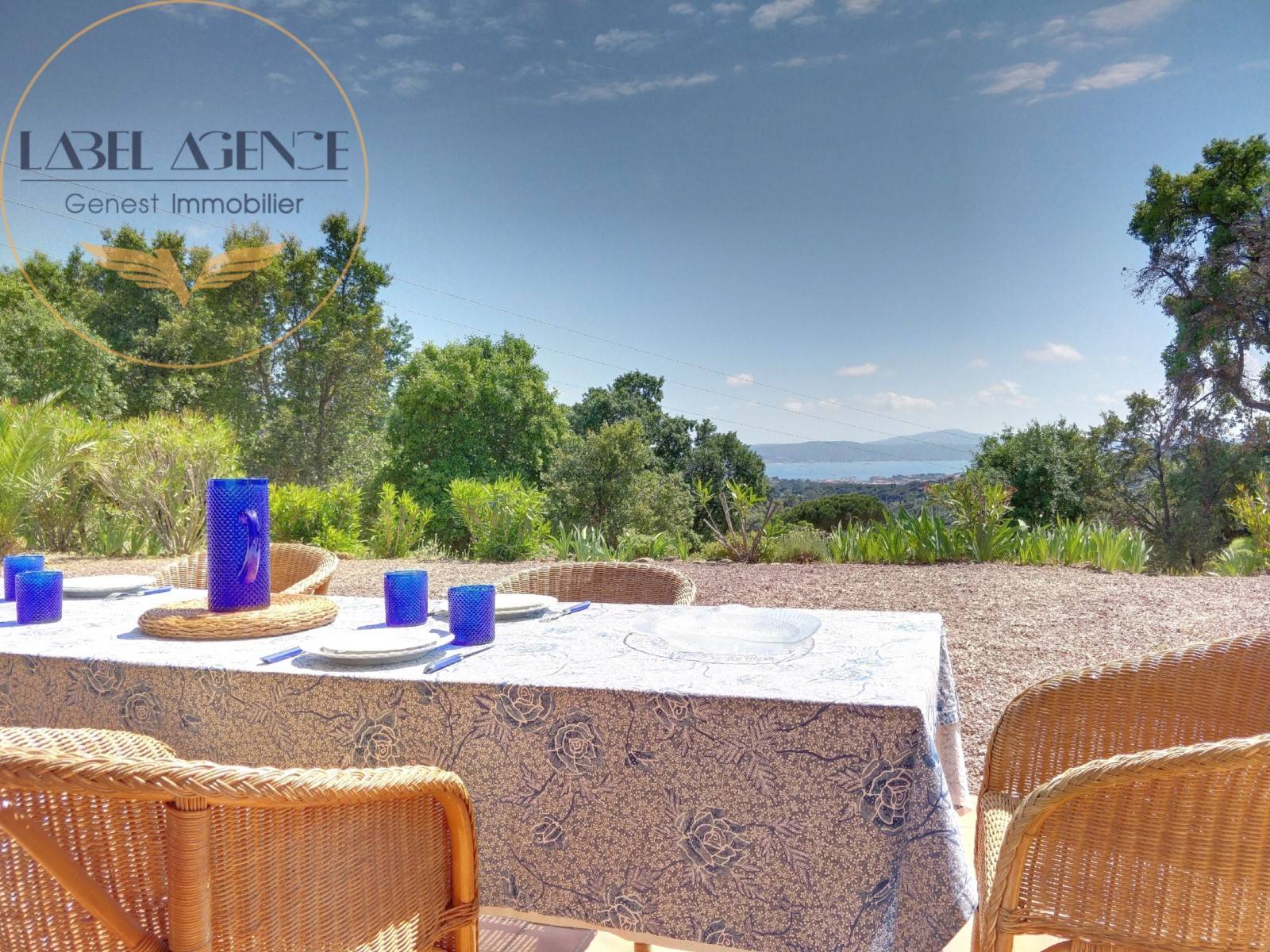 Villa à vendre vue mer et collines Sainte Maxime