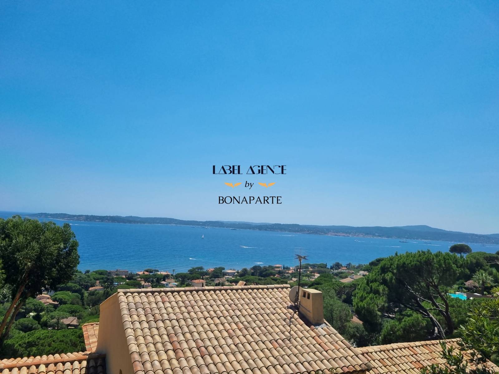 Sainte Maxime Vue mer panoramique en centre-ville et au calme