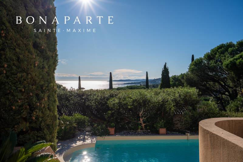 Villa vue mer Sainte Maxime à vendre